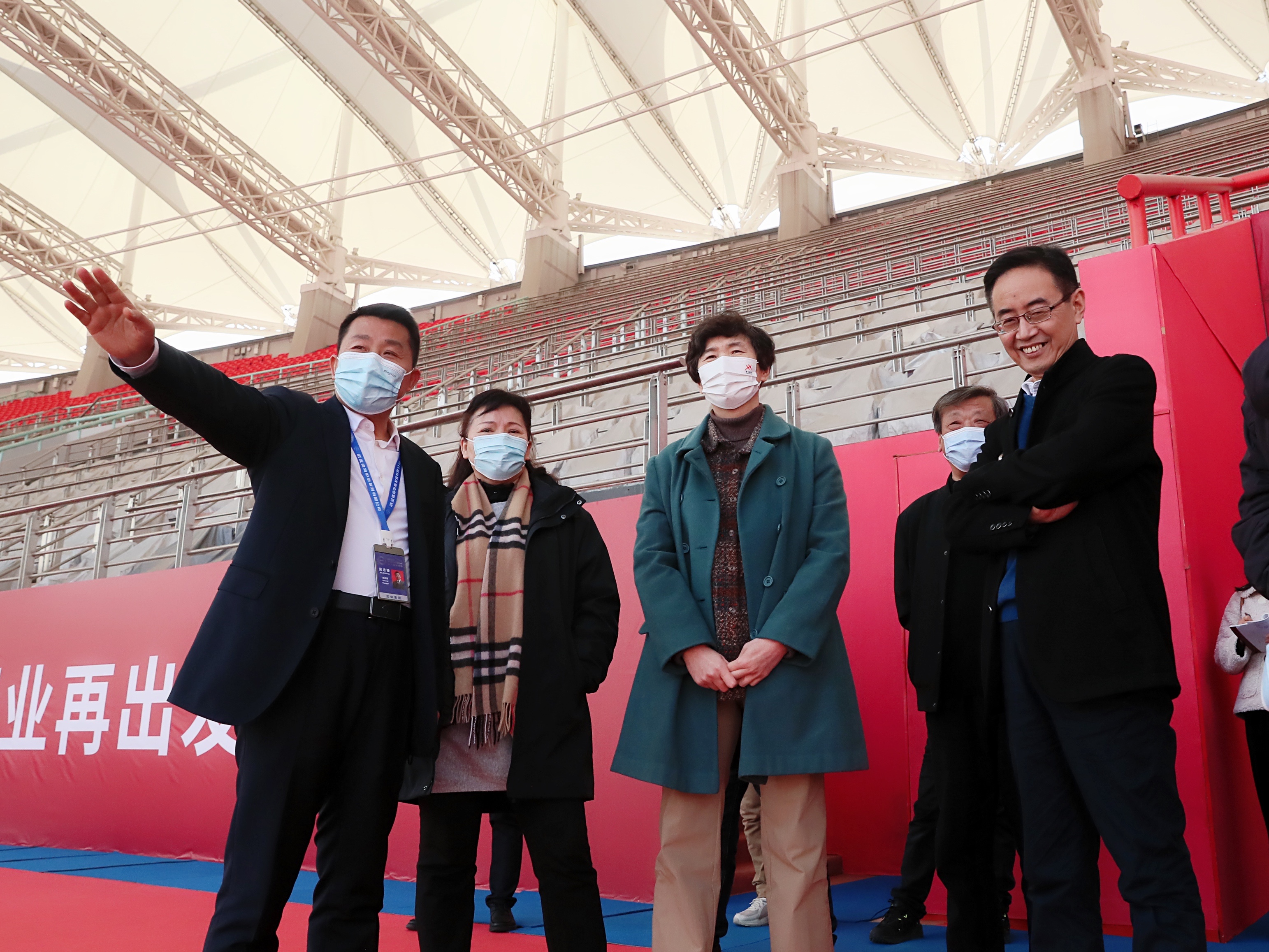 邱汝來公司調研第八屆全國大眾冰雪季啟動儀式會場、賽事場館籌備等工作