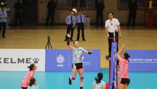 軍運(yùn)會女子排球測試賽舉行，8天后迎來正式比賽(圖3)