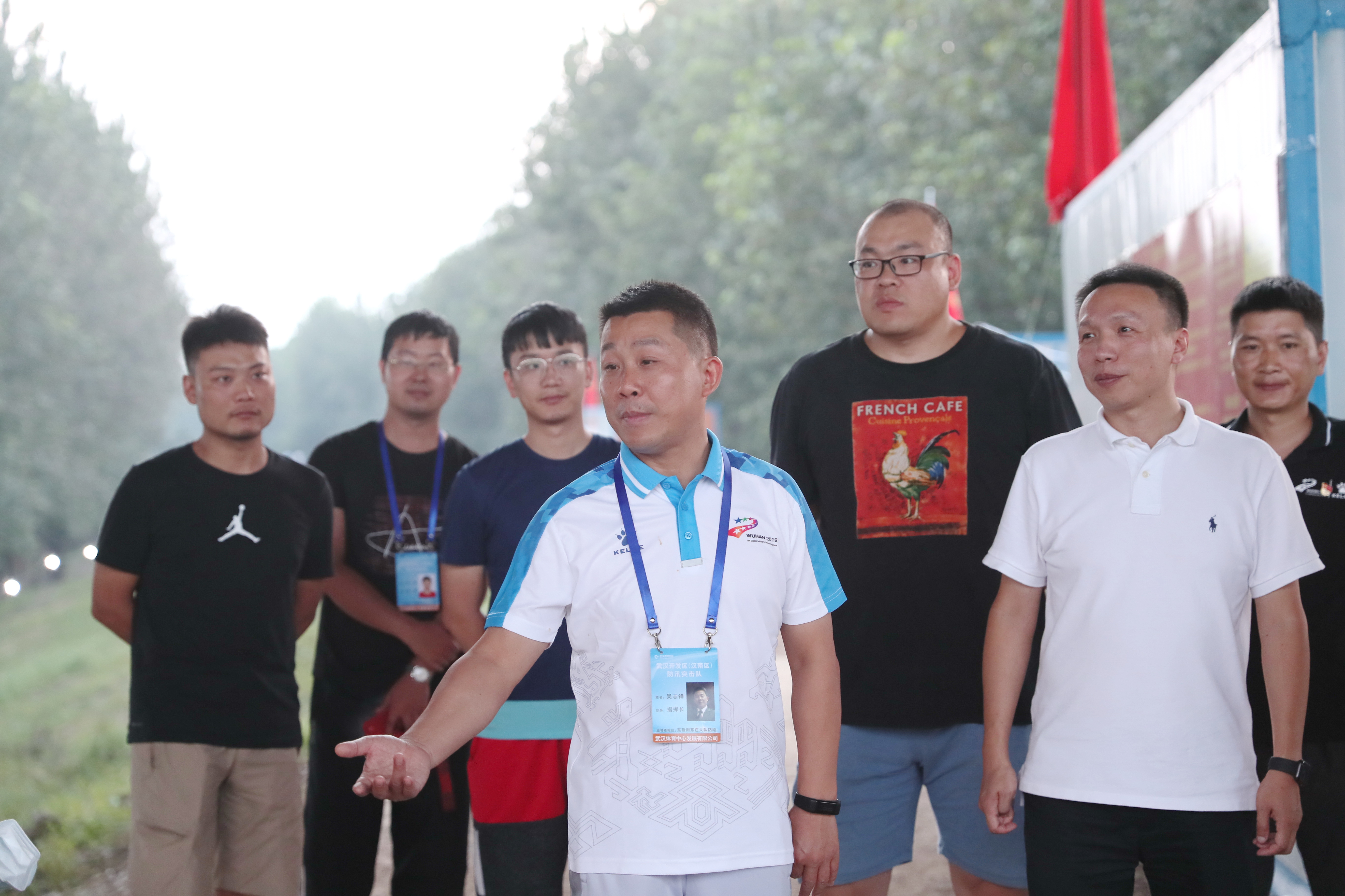 新聞特寫：不忘汛情，夜上堤防(圖8)